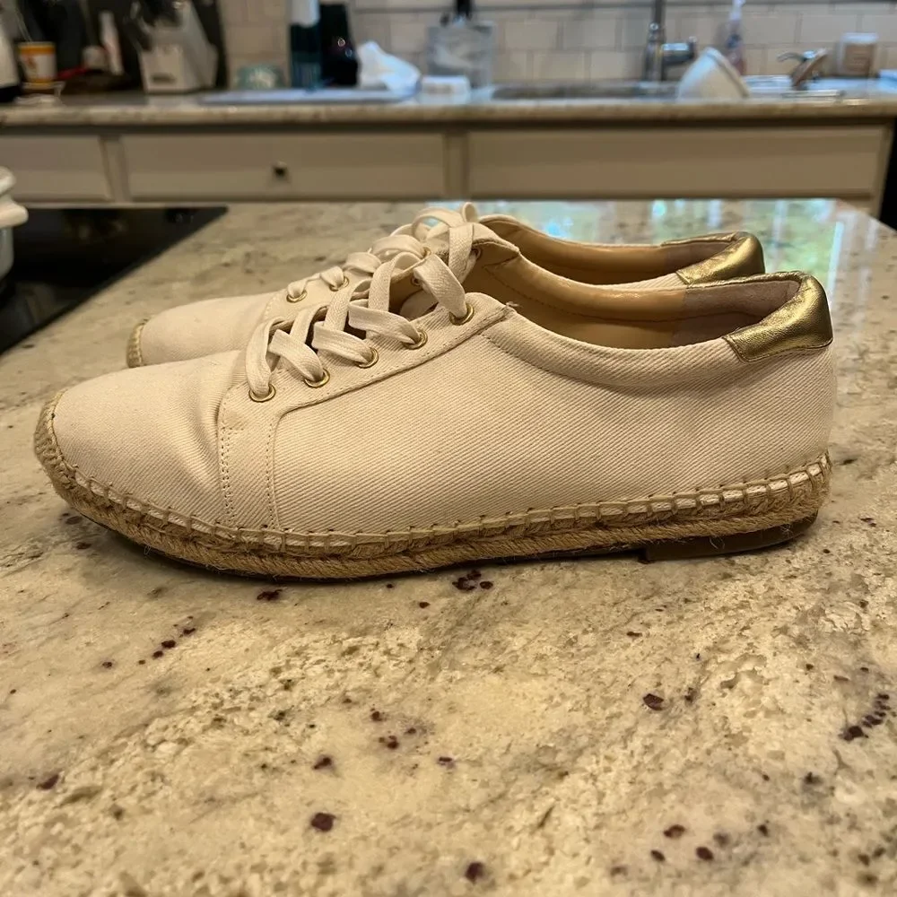 Sole Society Samree Leather & Twine Sneaker sz 11 EUC